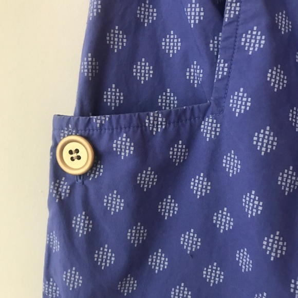 Cooperative High Waist Skirt, Pockets Gold Buttons - Picture 2 of 5